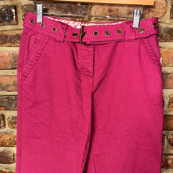 NWT Liz Claiborne Pink Wash Denim Michaela Capri Jeans Women's Size 4 - Picture 2 of 6